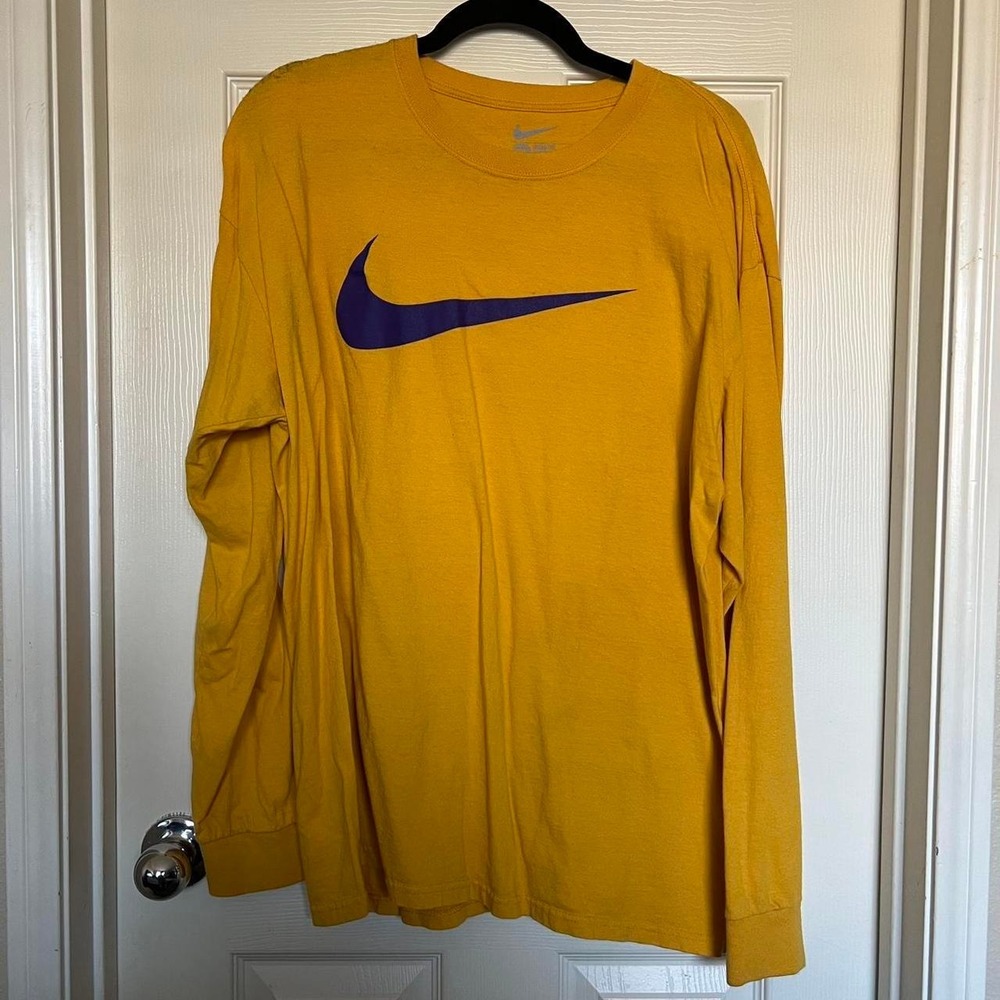 Nike yellow long sleeve
